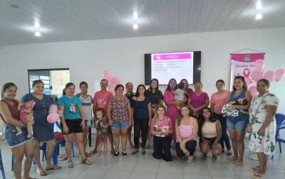 Imagem da notícia Prefeitura realiza roda de conversa sobre Outubro Rosa com grupo Mães de Figueirão